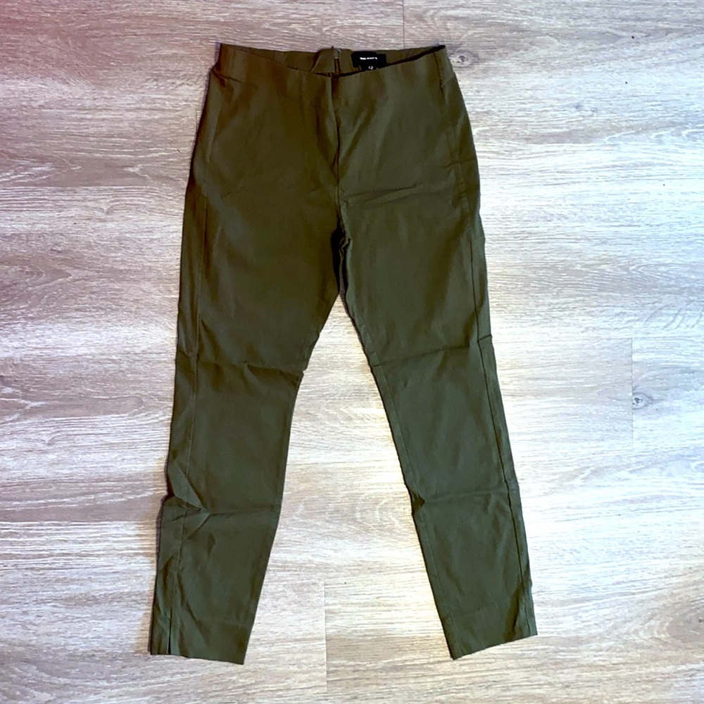 Who What Wear Capri Pants Hunter Green
